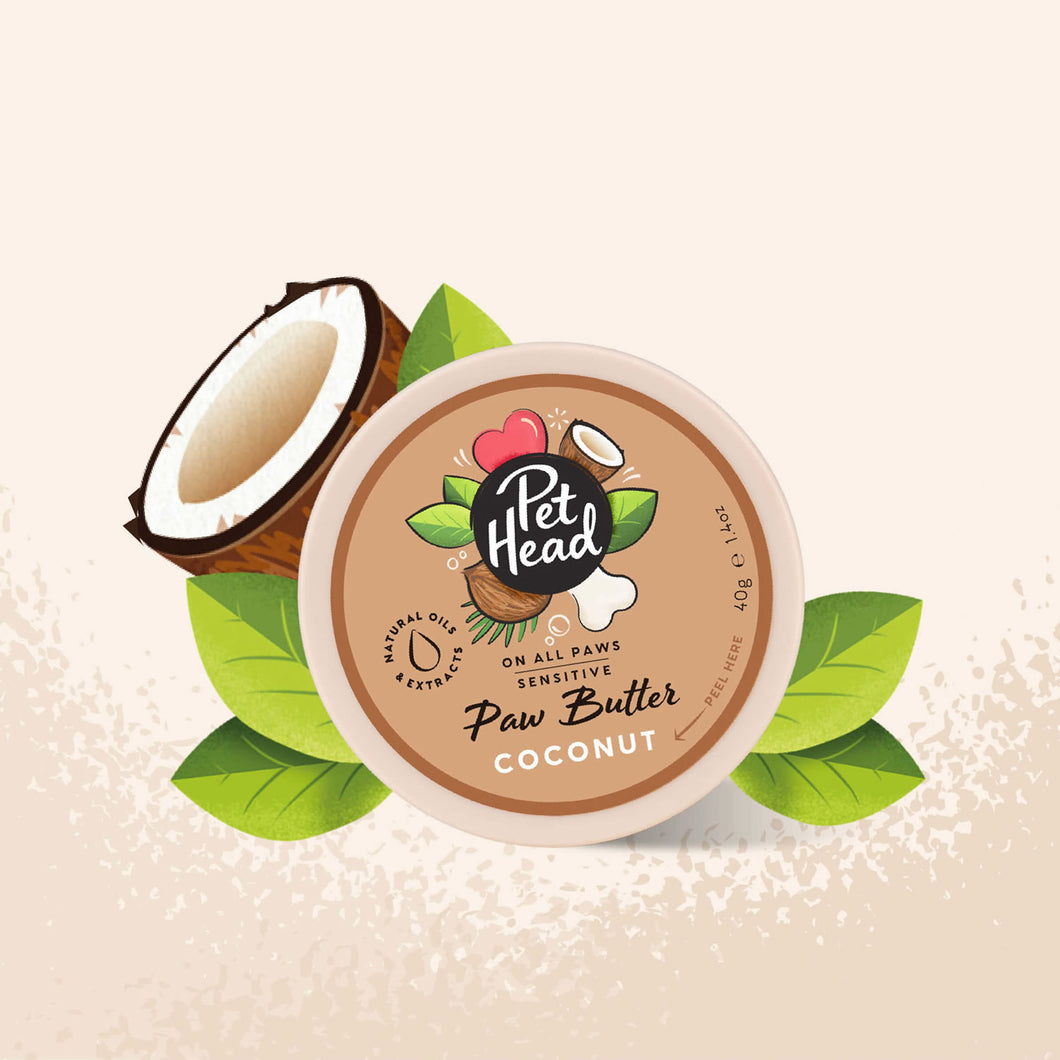 Pet Head On All Paws Paw Butter Coconut 40g