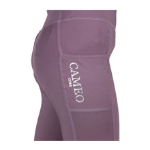 Load image into Gallery viewer, Cameo Core Collection Junior Riding Tights Damson
