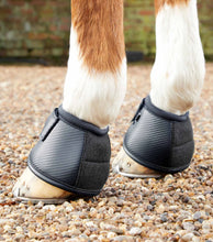 Load image into Gallery viewer, Premier Equine Carbon Tech Kevlar No-Turn Over Reach Boots Black
