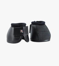 Load image into Gallery viewer, Premier Equine Carbon Tech Kevlar No-Turn Over Reach Boots Black
