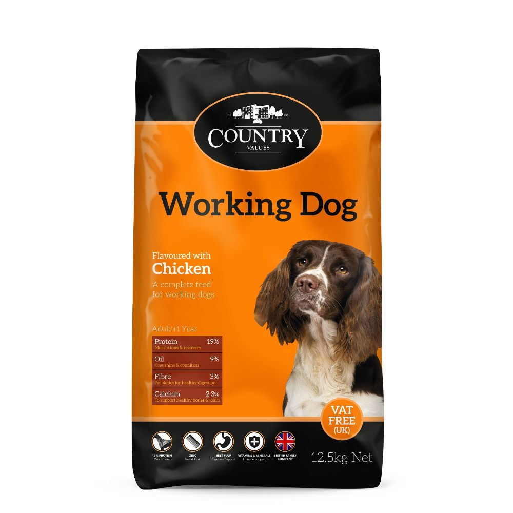 Country Values Working Dog Chicken