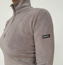 Load image into Gallery viewer, Epico Equestrian Fleece Quarter Zip Taupe
