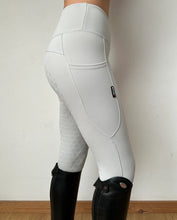 Load image into Gallery viewer, Epico Equestrian Riding Tights Light Grey
