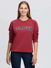 Load image into Gallery viewer, LeMieux Vida Varsity Crew Neck Sweat Russet
