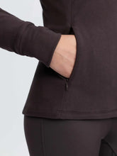 Load image into Gallery viewer, LeMieux Frances Quarter Zip Fleece Cocoa
