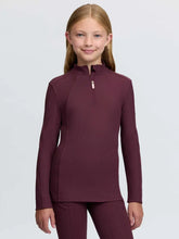 Load image into Gallery viewer, LeMieux Young Rider Raye Ribbed Base Layer Bramble
