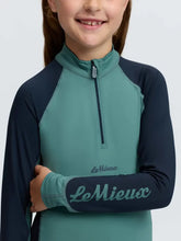 Load image into Gallery viewer, LeMieux Mini Base layer Navy/Aloe
