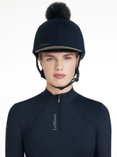 Load image into Gallery viewer, LeMieux Classique Pom Hat  Silk Navy

