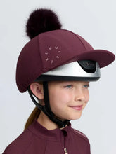 Load image into Gallery viewer, LeMieux Ribbed Hat Silk Bramble
