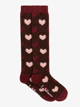 Load image into Gallery viewer, LeMieux Heart Fluffies Socks Bramble
