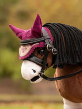Load image into Gallery viewer, LeMieux Toy Pony Fly Hood  Blackberry
