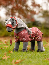 Load image into Gallery viewer, Toy Pony Printed Turnout Rug Spiced Earth
