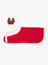 Load image into Gallery viewer, Toy Pony Christmas Rug Set-Red

