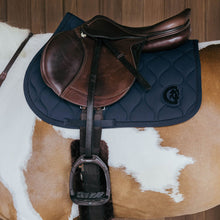 Load image into Gallery viewer, Kentucky Horsewear Show Jumping Saddle Pad Wave 3D Logo
