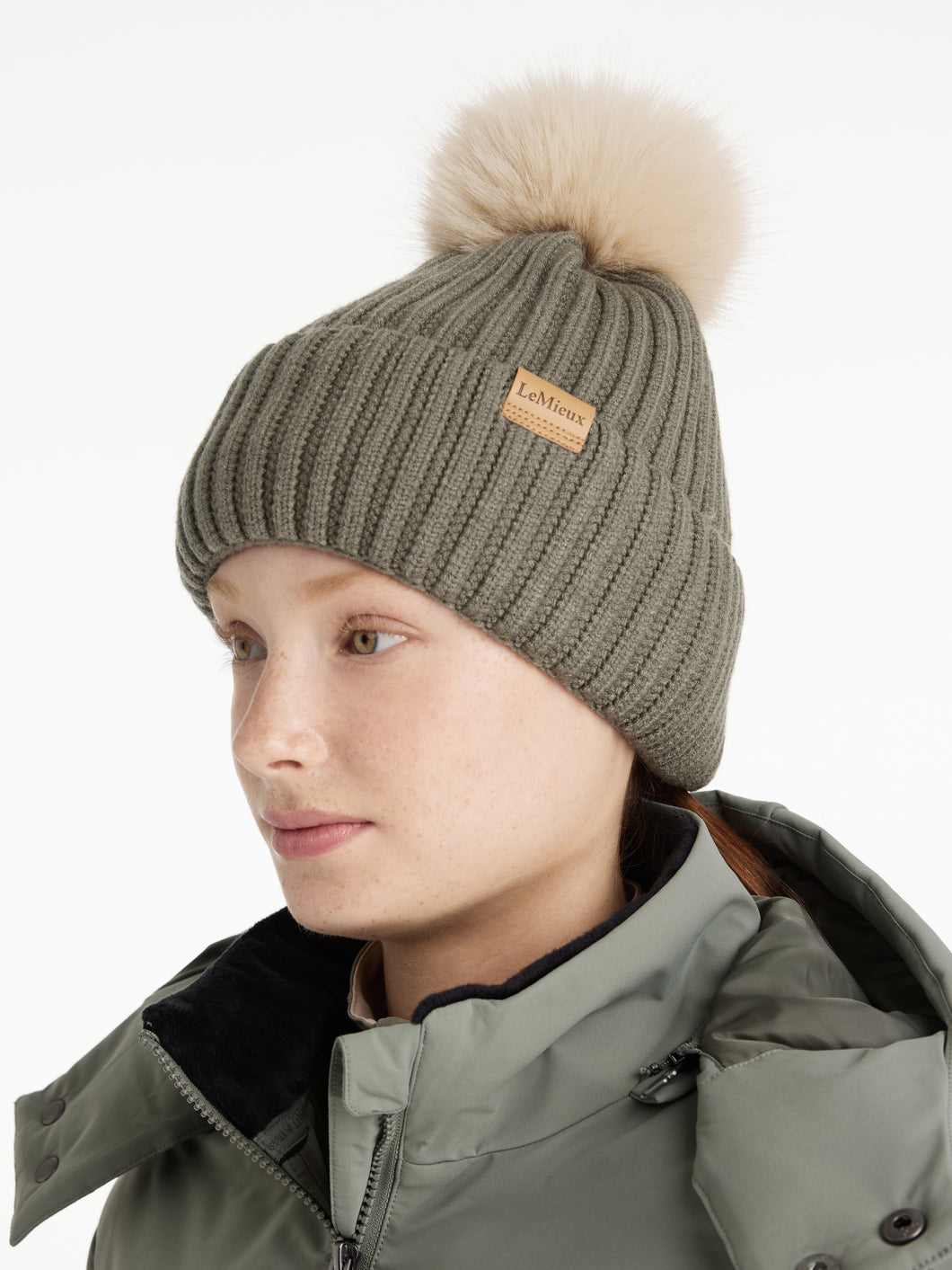 LeMieux Clara Rib Beanie Rosemary