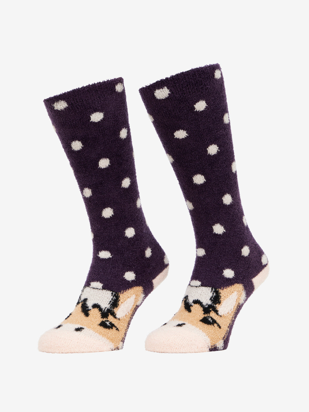 LeMieux Fluffy Character Socks Dream Rosemary