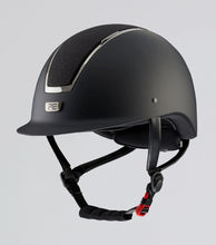 Load image into Gallery viewer, Premier Equine Odyssey Horse Riding Helmet Black
