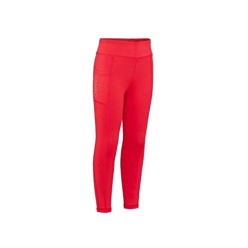 Cameo Core Collection Junior Riding Tights Poppy Red