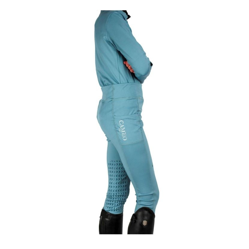 Cameo Core Collection Junior Riding Tights Cloud Blue