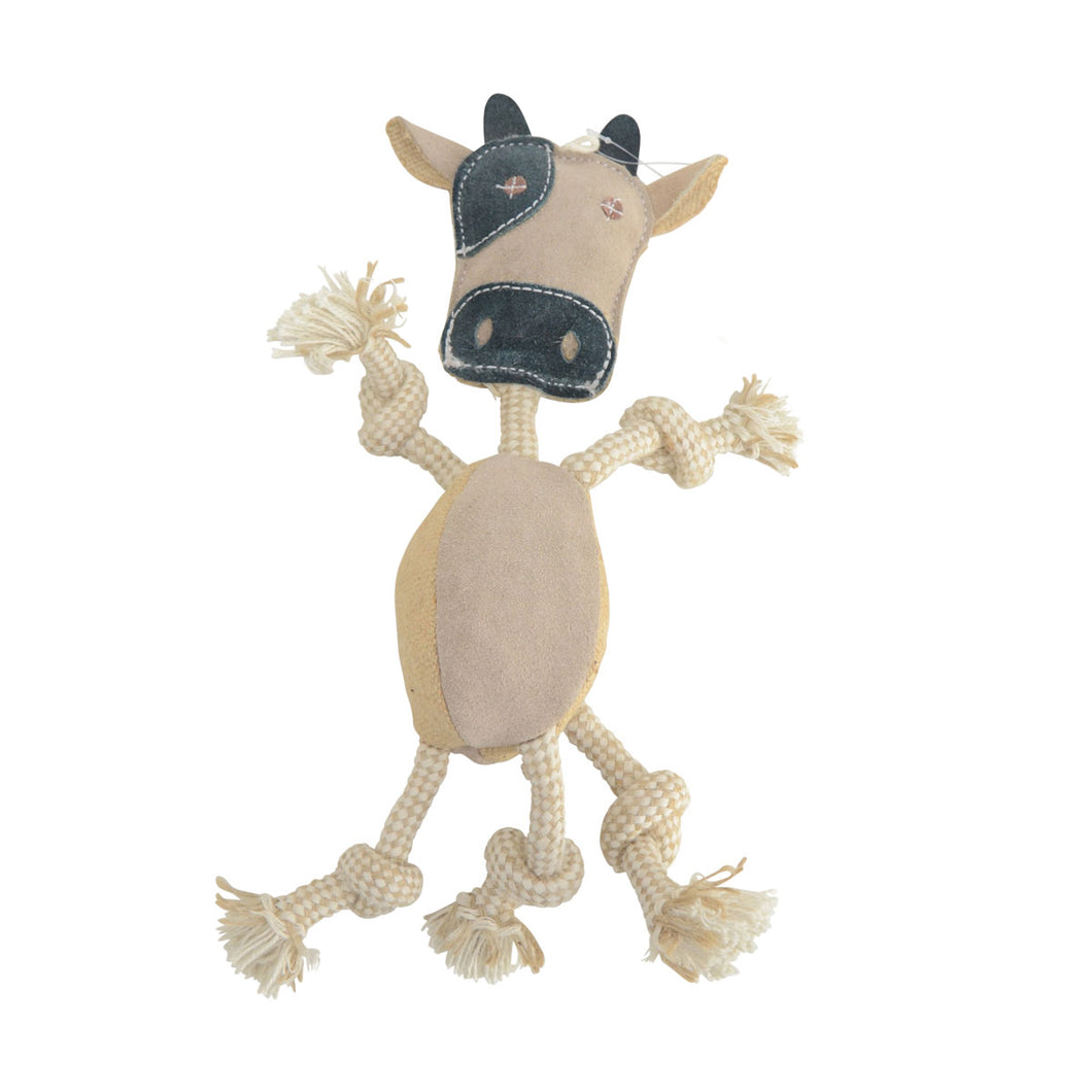 Benji & Flo Natural Eco-Friends Happy Cow Dog Toy