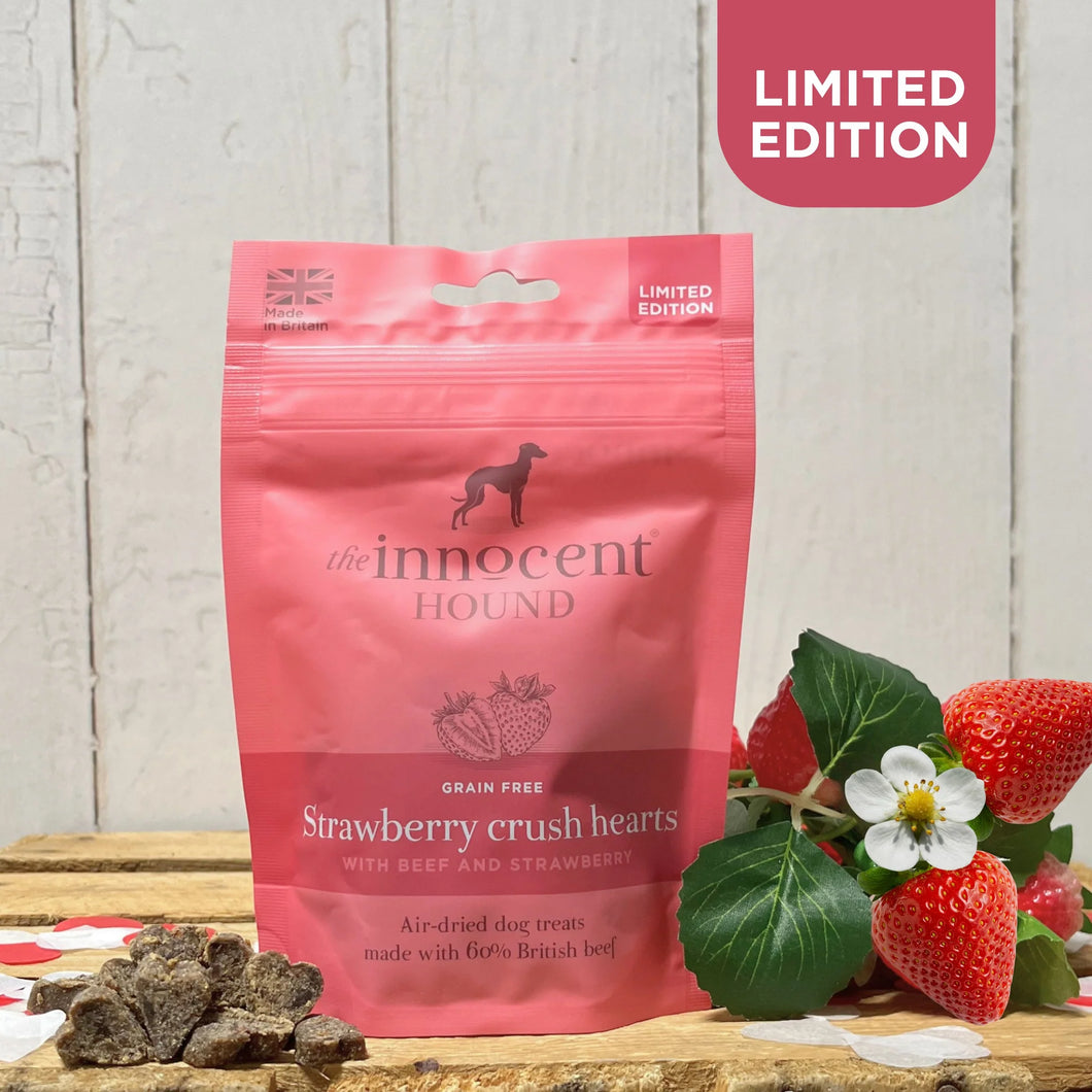 The Innocent Hound Strawberry Crush Hearts 70g