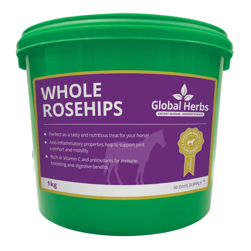 Global Herbs Rosehips Whole Berry 1kg