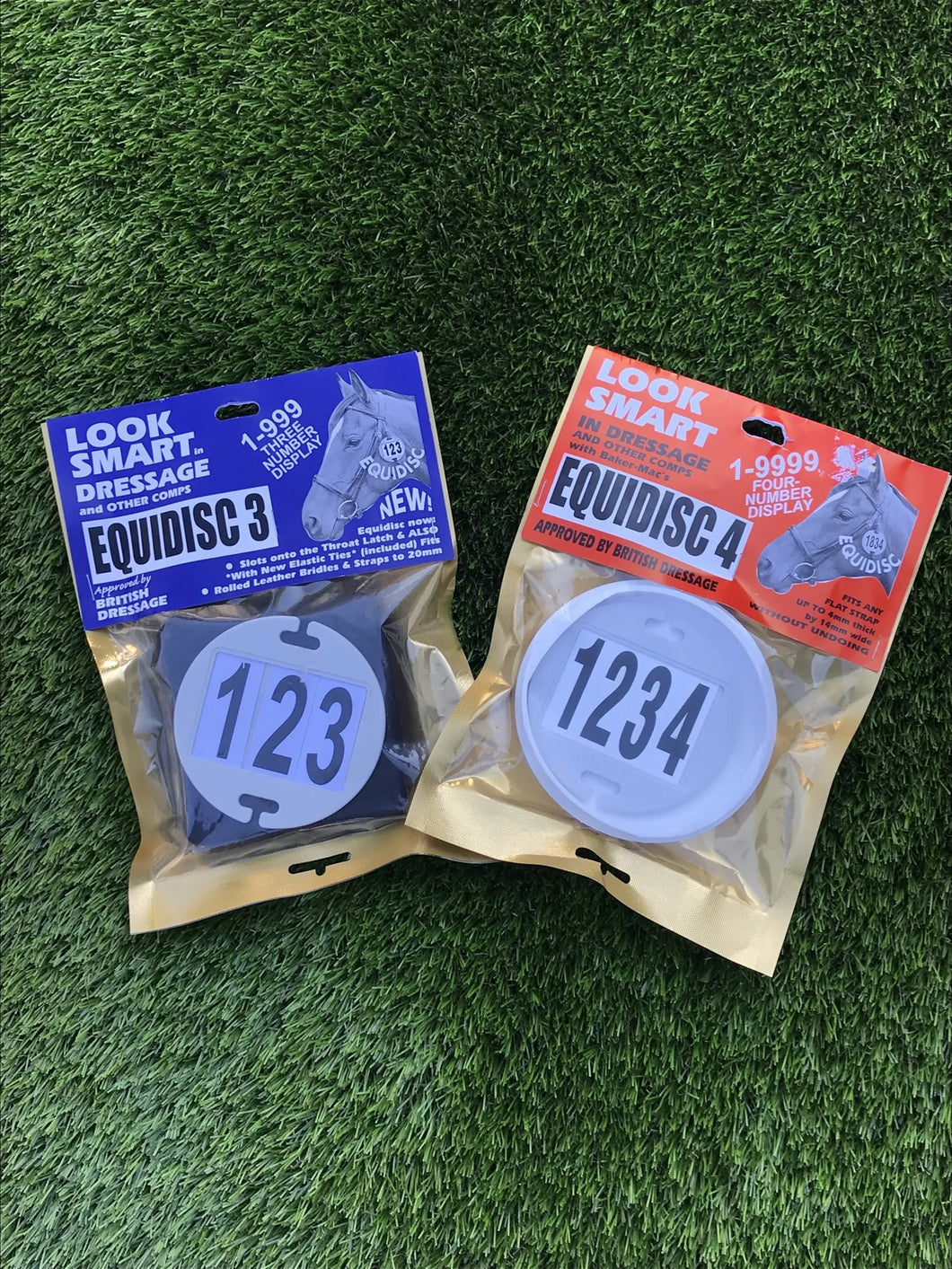 Equidisc 3 White Bridle Numbers – Horse & Rider Equestrian Retailer