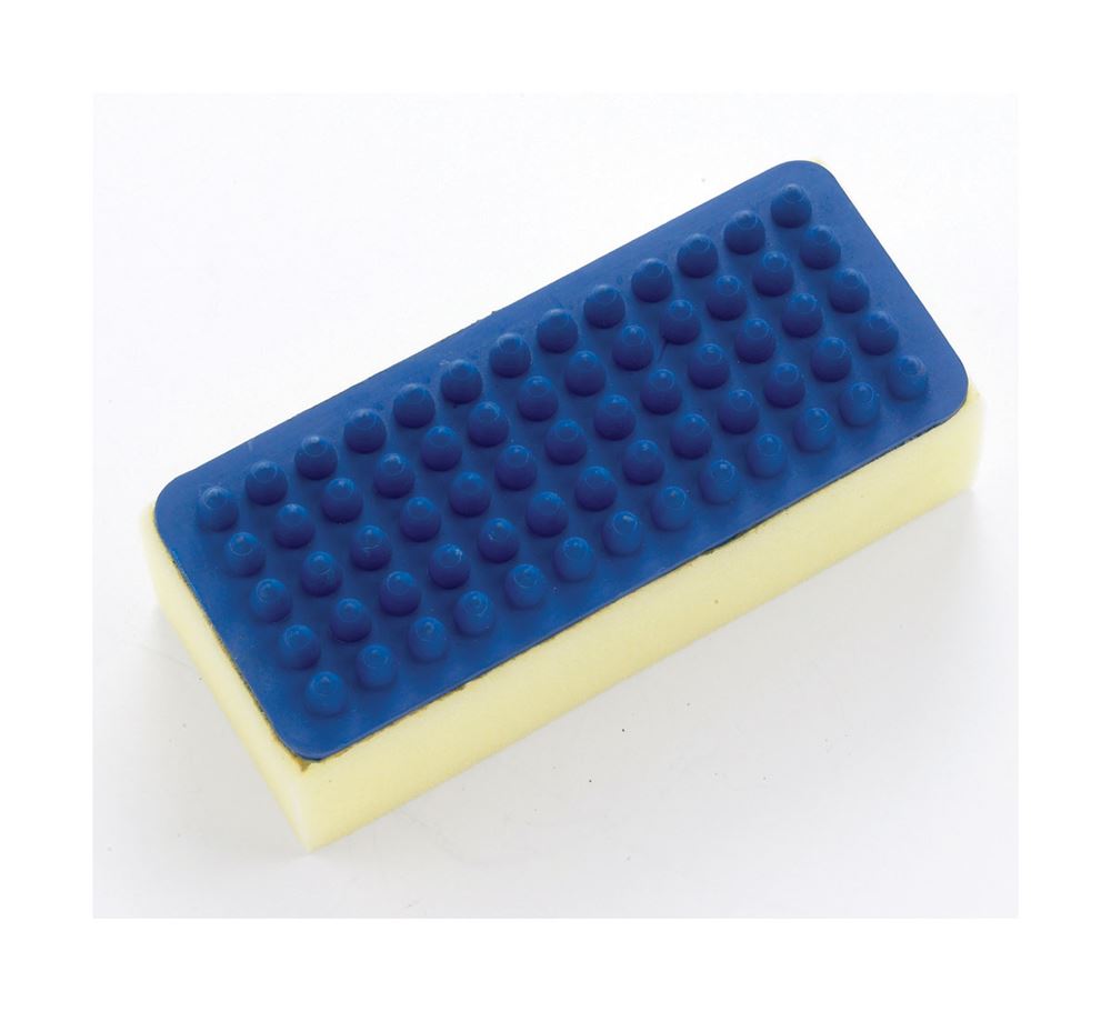 Lincoln Rubber Sponge Curry Comb blue