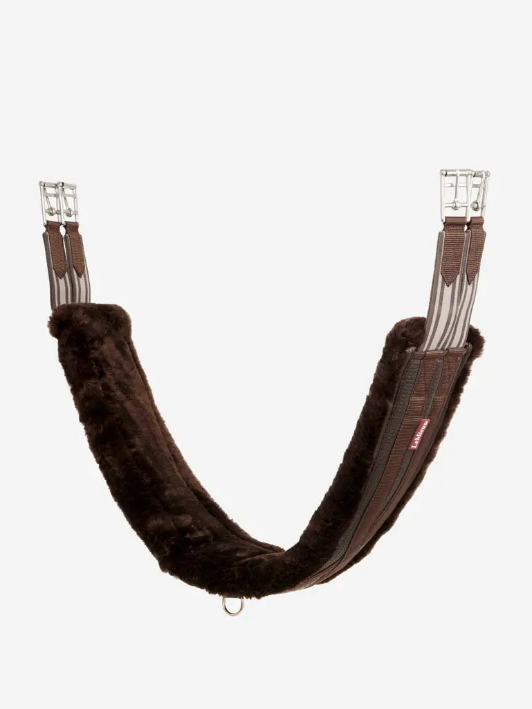 LeMieux Fleece Lined Anatomic Girth Brown/Brown