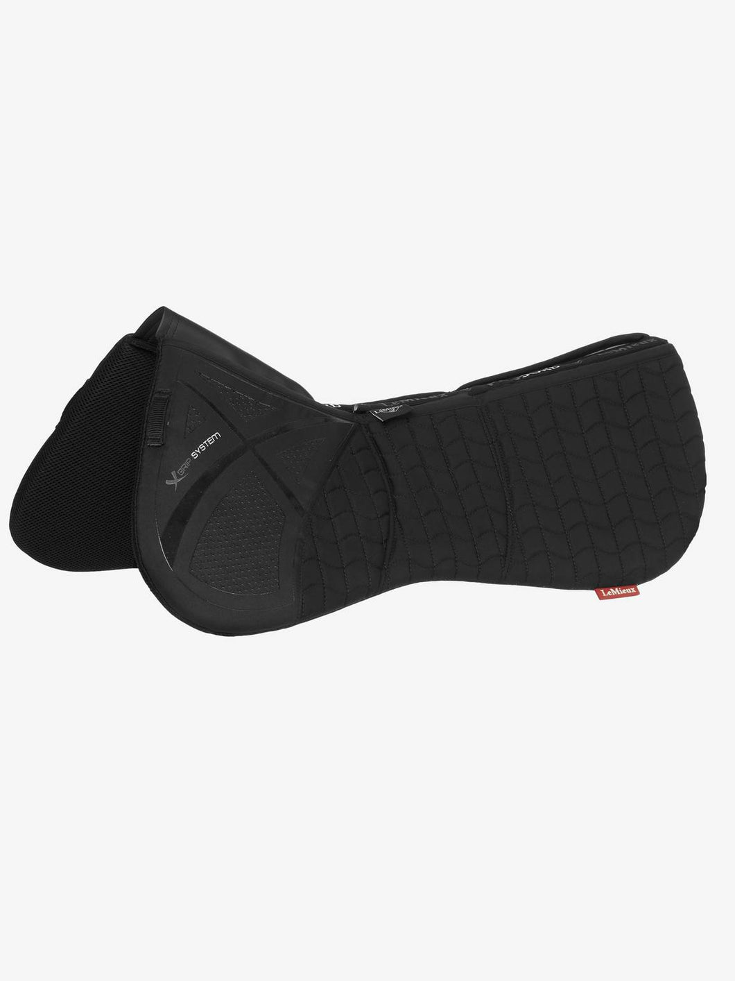 LeMieux ProSorb Plain 3 Pocket Quilted Half Pad Black