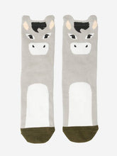 Load image into Gallery viewer, LeMieux Mini Character Socks 2 pack Donkey
