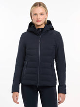 Load image into Gallery viewer, LeMieux Brooke Hybrid Waterproof Jacket Navy
