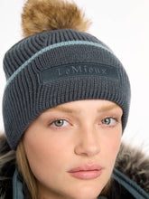 Load image into Gallery viewer, LeMieux Clara Cable Beanie Petrol
