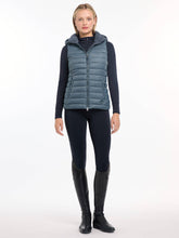 Load image into Gallery viewer, LeMieux Tilly Hooded Puffer Gilet Petrol
