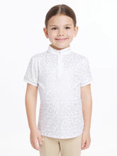 Load image into Gallery viewer, LeMieux Mini Bella Show Shirt White/Horseshoes
