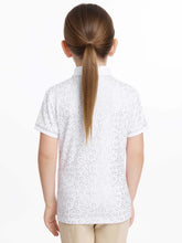 Load image into Gallery viewer, LeMieux Mini Bella Show Shirt White/Horseshoes

