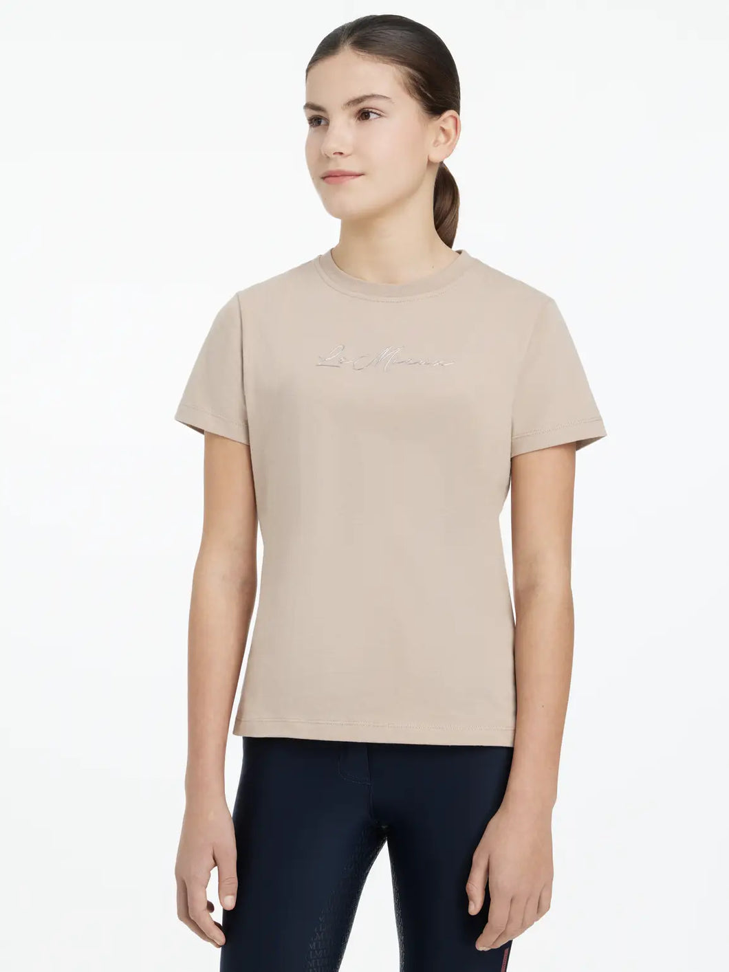 LeMieux Young Rider Arianna T-Shirt Almond