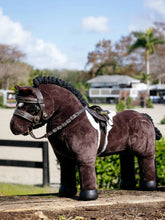 Load image into Gallery viewer, LeMieux Toy Pony Hunter Saddle Pad &amp; Girth Brown
