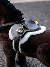 Load image into Gallery viewer, LeMieux Toy Pony Hunter Saddle Pad &amp; Girth Brown
