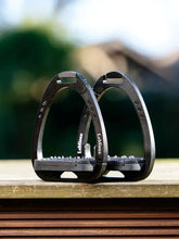 Load image into Gallery viewer, LeMieux Vector Control Stirrup Black One Size
