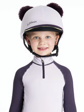 Load image into Gallery viewer, LeMieux Mini Double Pom Hat Silk Lilac
