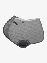 Load image into Gallery viewer, LeMieux Self-Cool Close Contact Square Saddle Pad Polar Grey
