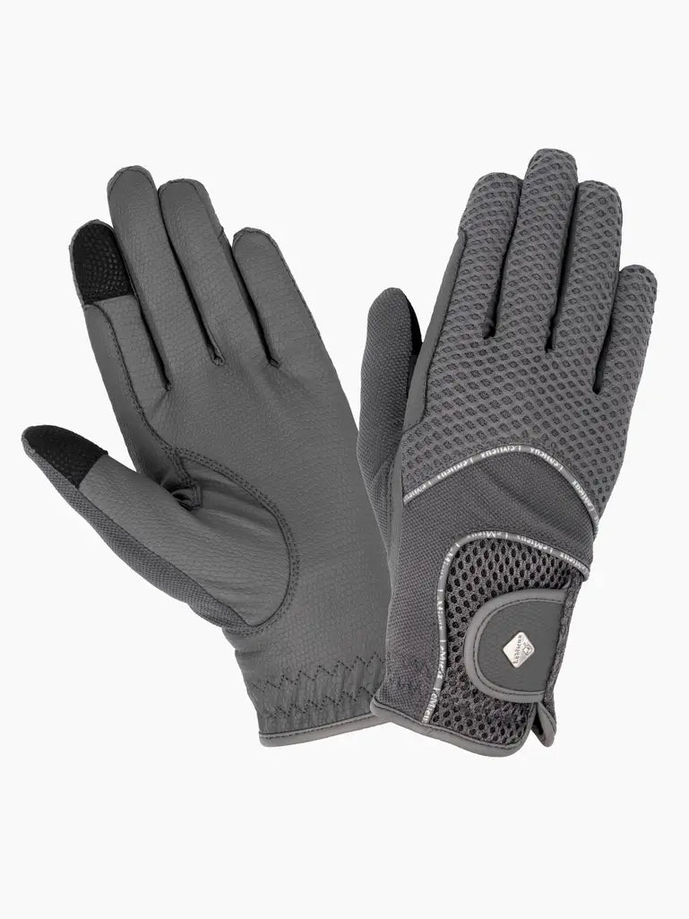 LeMieux 3D Mesh Glove Grey