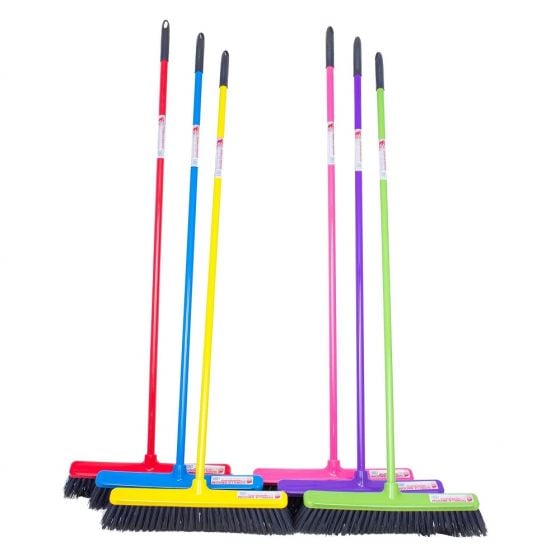 Red Gorilla Broom 2 in 1 Dual Action With Integrated Scraper Blade 50cm