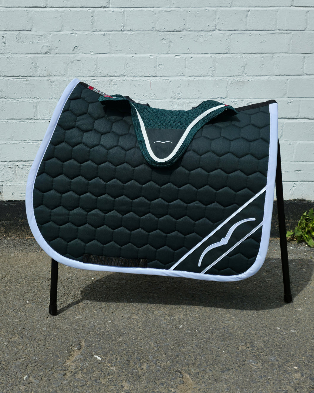 Animo Wenro Jumping Saddle Pad Scuro Verde Green
