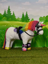 Load image into Gallery viewer, LeMieux Toy Pony Grafter Boots Purple Shimmer
