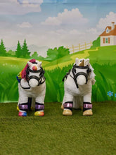 Load image into Gallery viewer, LeMieux Toy Pony Grafter Boots Purple Shimmer
