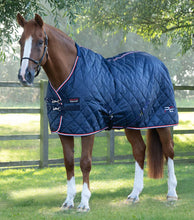 Load image into Gallery viewer, Premier Equine Tuscan Stable Rug 100g Navy
