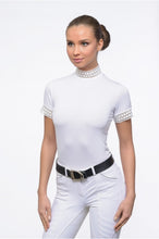 Load image into Gallery viewer, Cavalliera Bella Lace Show Shirt White
