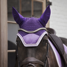 Load image into Gallery viewer, Kentucky Horsewear Fly Veil Wellington Velvet Contrast
